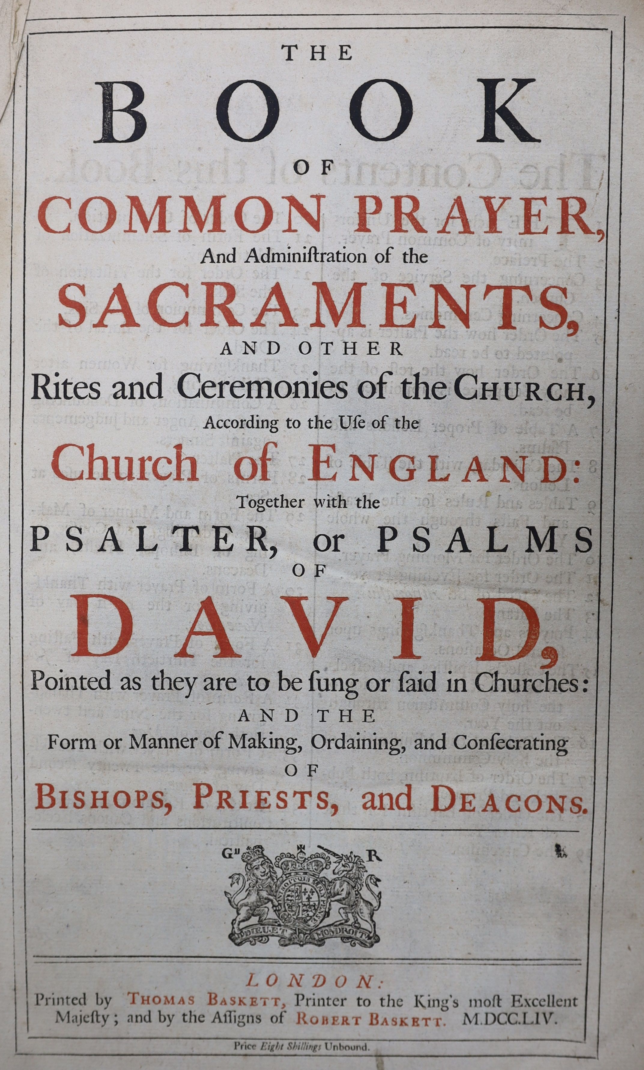 Thoyras, Rapin de and Tindell, Nicholas (translator) - The History of England, vols 3 and 4 (part 2) only, with folding plates, Knapton, London, 1744-47; White, Kennet - A Complete History of England with the Lives of al